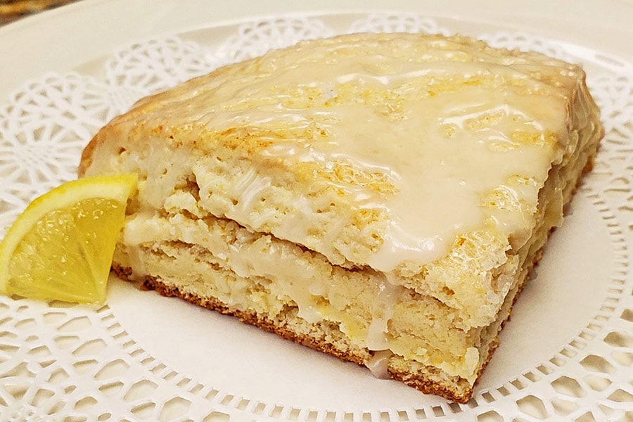Naples Maine Breakfast lemon scone