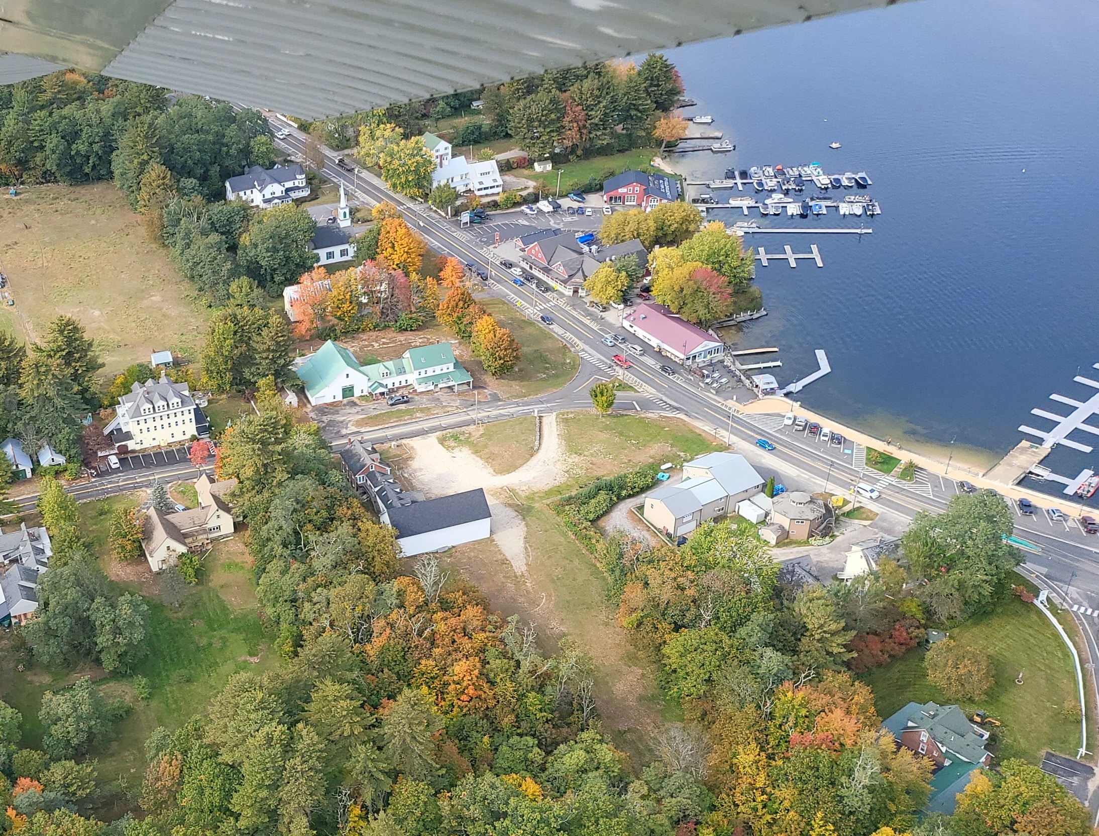 Long Lake with Songo River Queen and Seaplane